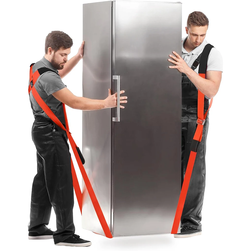2025 New Labor Saving Furniture Moving Belt Rope Tension 2-Person Lifting Straps Lift Move Carry Appliances Mattresses Up Easily
