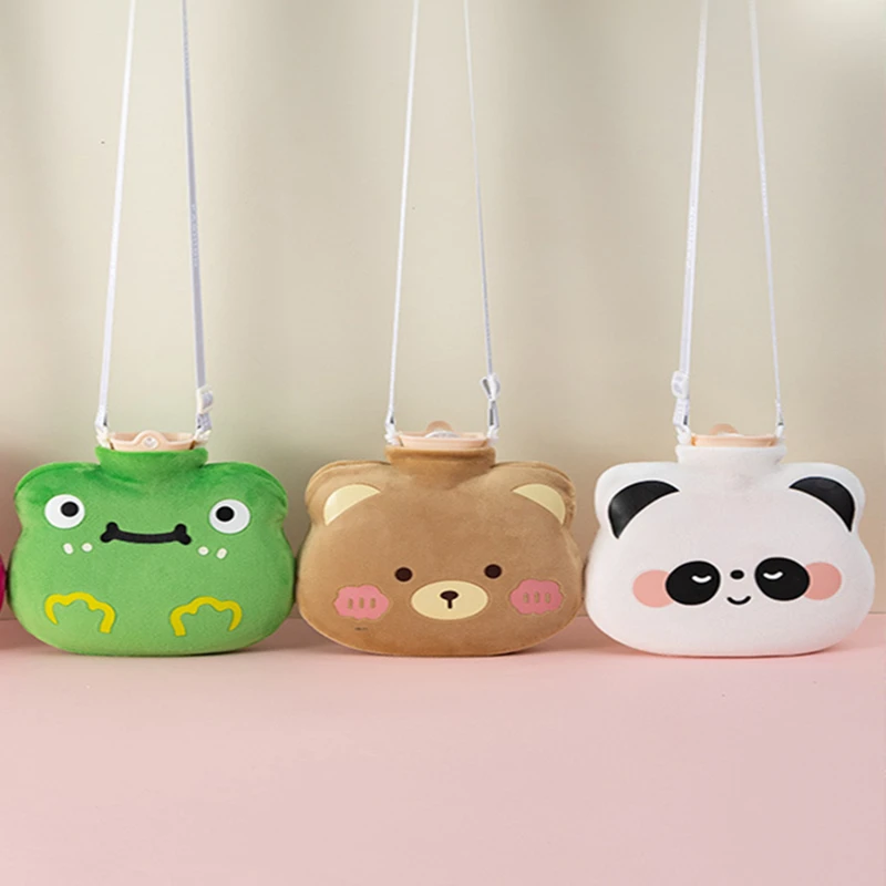 

New Cute Hot Water Bag Filling PVC Office Warm Hand Treasure Plush Lock High Warm Water Bag Filling