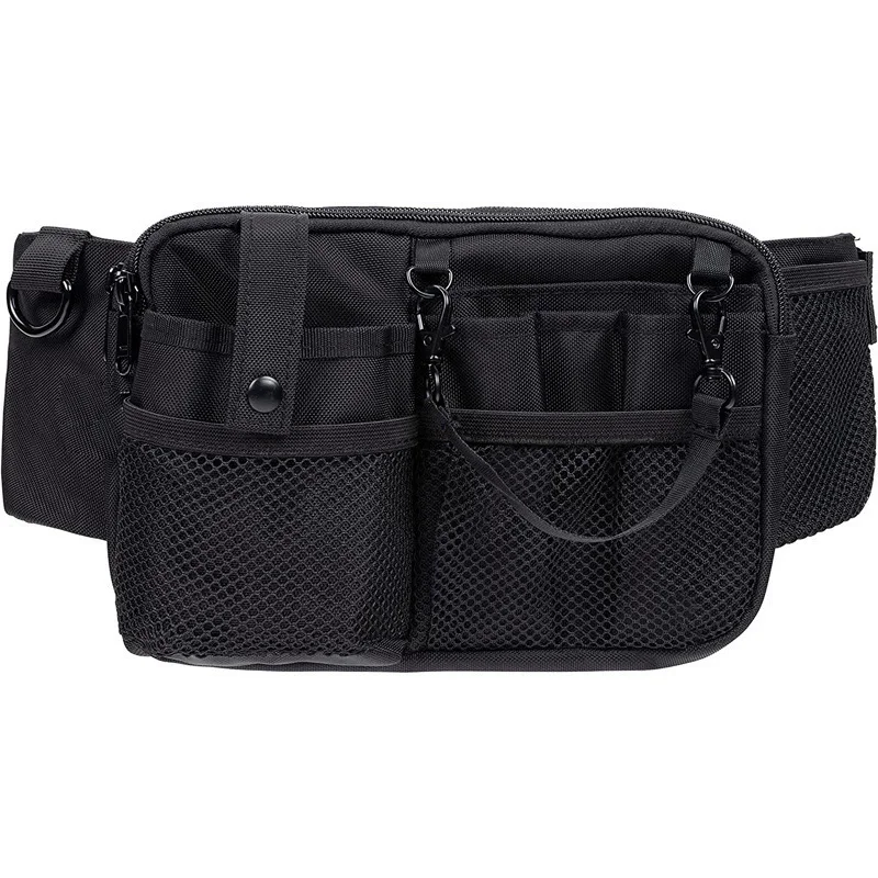 Multifunctional medical care waist bag, medical supplies toolkit, portable cross-body bag for nurses, nurse storage toolkit