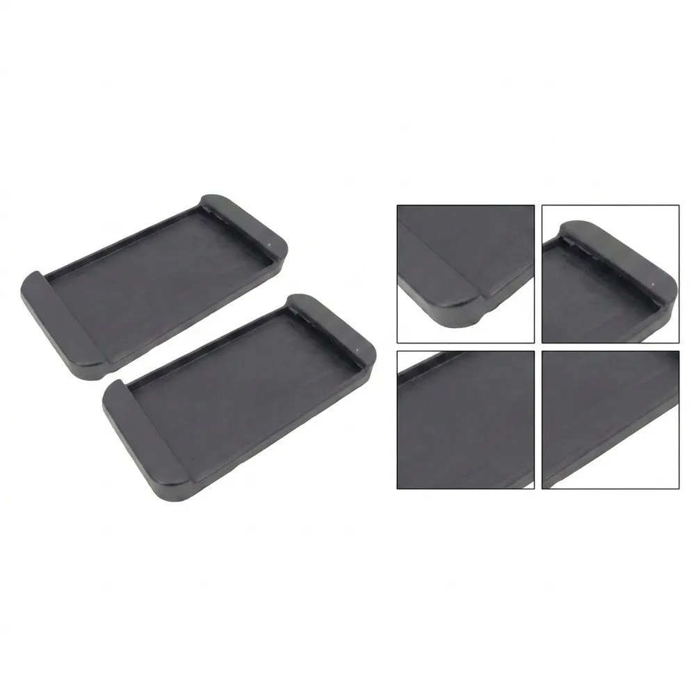 2pcs Fitness Equipment Rubber Shock-absorbing Pads Feet Bumper Cushions 7.8x15cm Portable Fitness Equipment