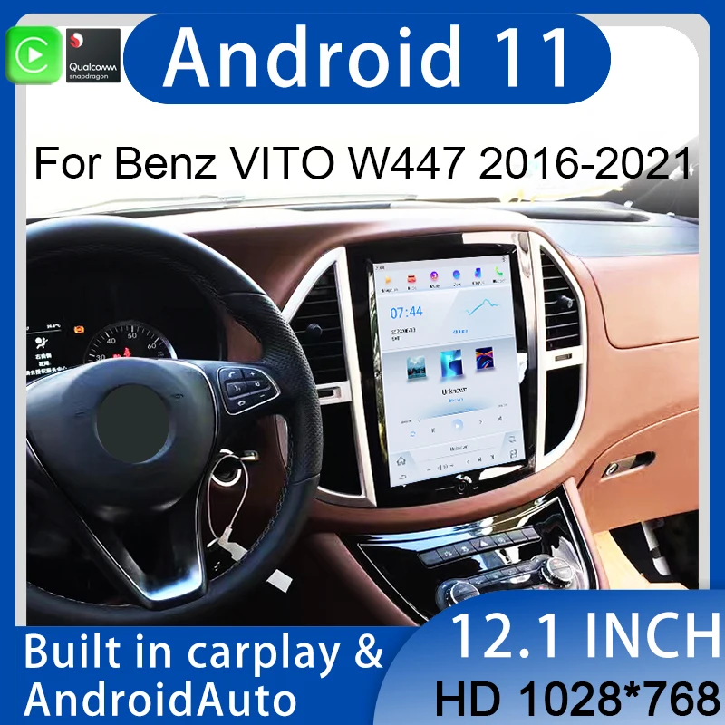 

Android 11 Car Multimedia Player GPS Navigation Carplay Auto Radio For Mercedes Benz Vito W447 W639 W176 W115 Head Unit 4G WIFI