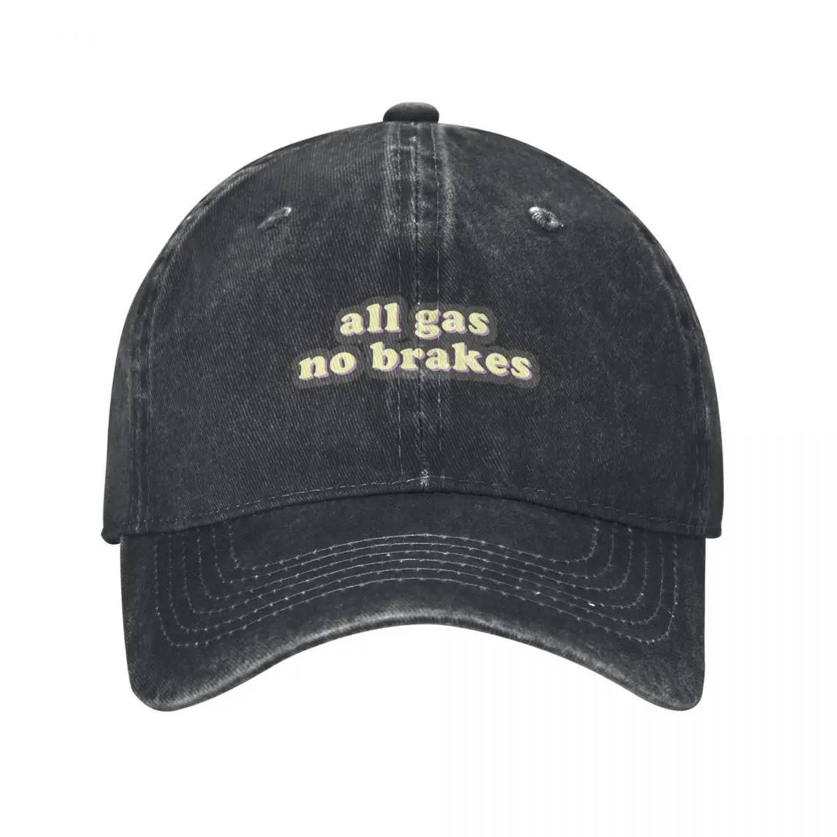 all gas no brakes Baseball Cap western Hat Ball Cap Golf Women Men's