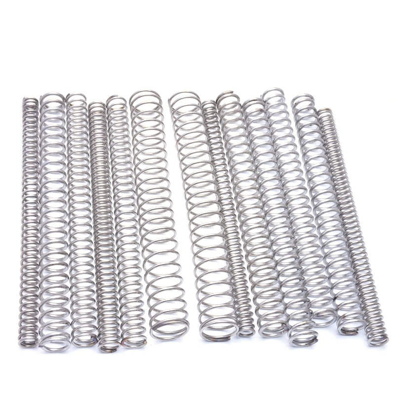 1.2mm 304Stainless Steel Compression Springs - 8-33mm OD 100-500mm Length ; Corrosion Resistant Coils for Marine/Industrial/Auto