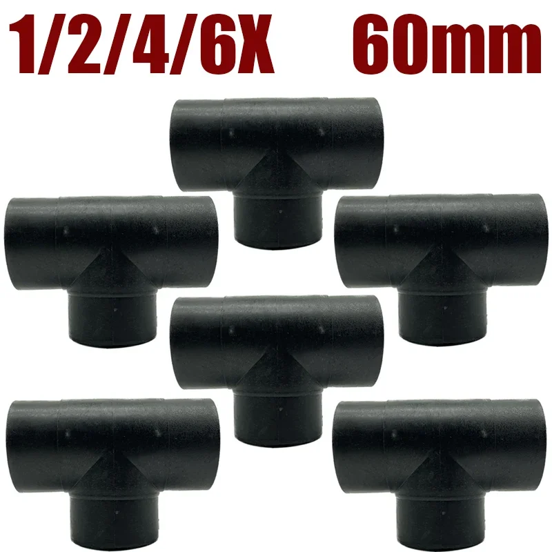 

1/2/4/6X 60mm/2.36" Air Vent Ducting T Piece Pipe Outlet Exhaust Connector Joiner For Webasto Eberspaecher Diesel Parking Heater