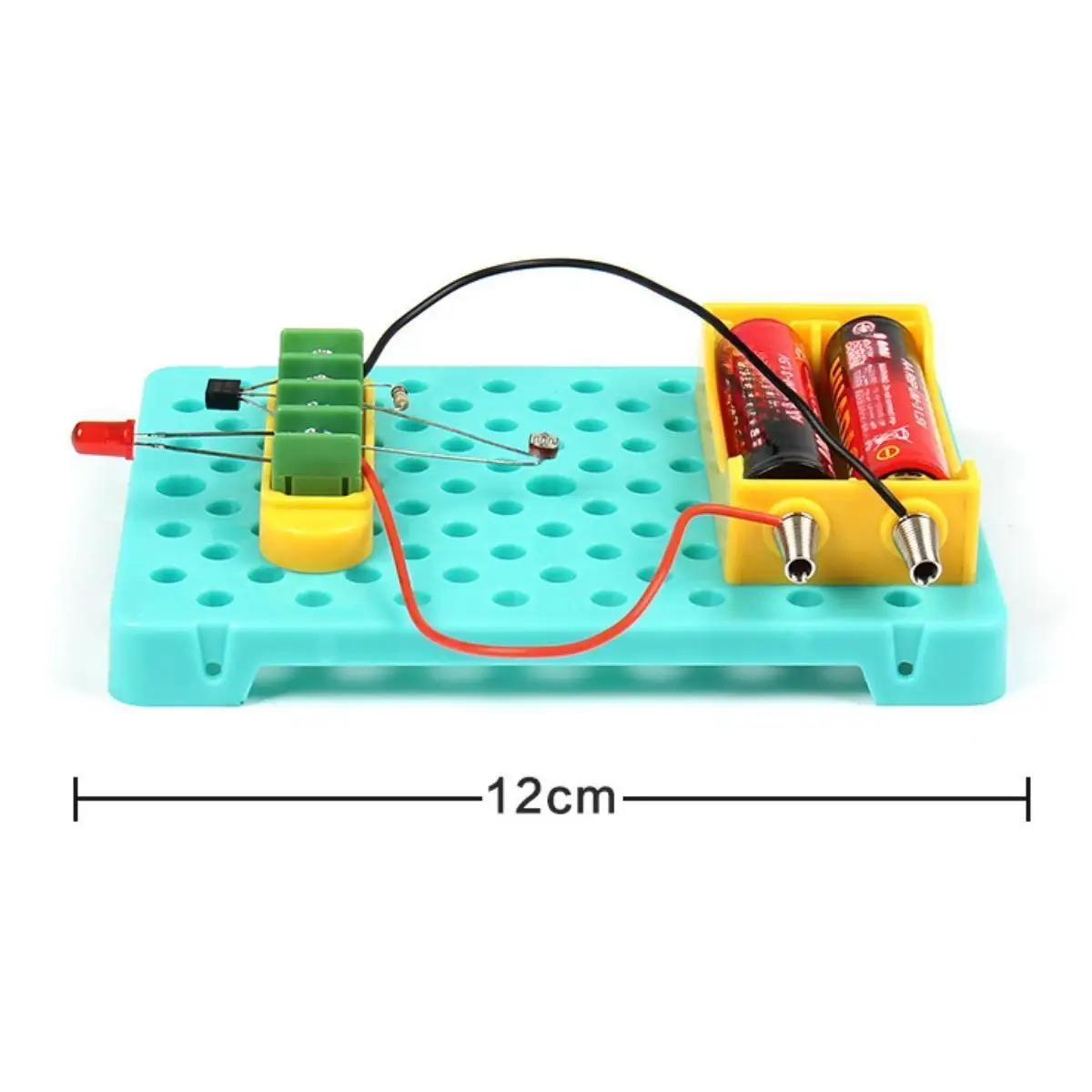 Experimento de aprendizaje con interruptor controlado por luz para niños y niñas, estudiantes y adolescentes