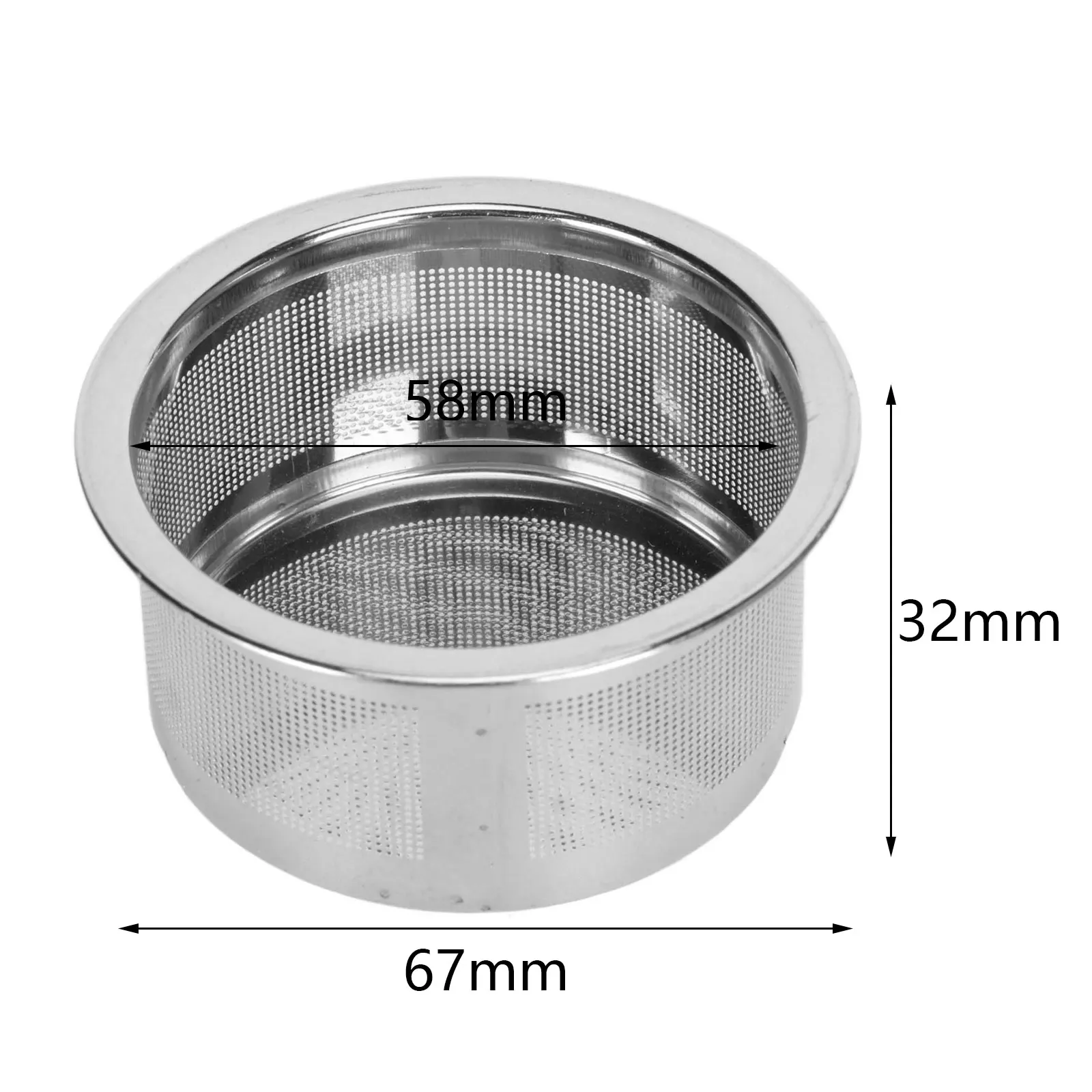 Watch Cleaner Basket Cleaning and Holding Stainless Steel Excellent Airtightness Round Mini Parts Mesh Holder Washing Basket