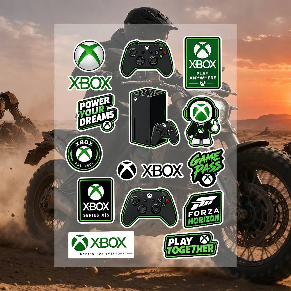 X-Xboxes Stickers Moto Sticker Auto Body Bumper Windows Motorcycle Laptop Walls Vinyl Decal Car Tuning Accessories