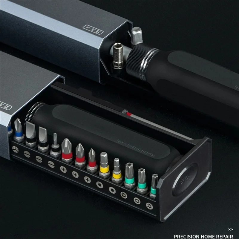 ABZC-28 In-1 Mini-Magnetschraubendreher-Set mit Ratsche und Koffer für Möbel/Auto, Computer/Elektronik