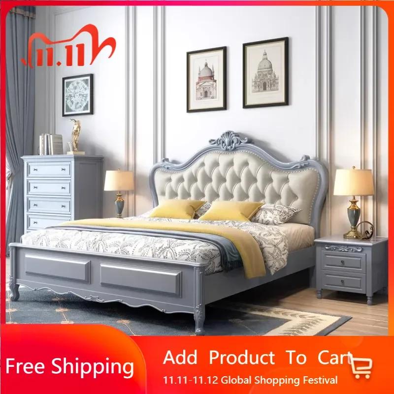 

Unique Decoration Double Bed European Design Unique Japanese Modern Double Bed Wooden Pliable European Beliche Home Furniture