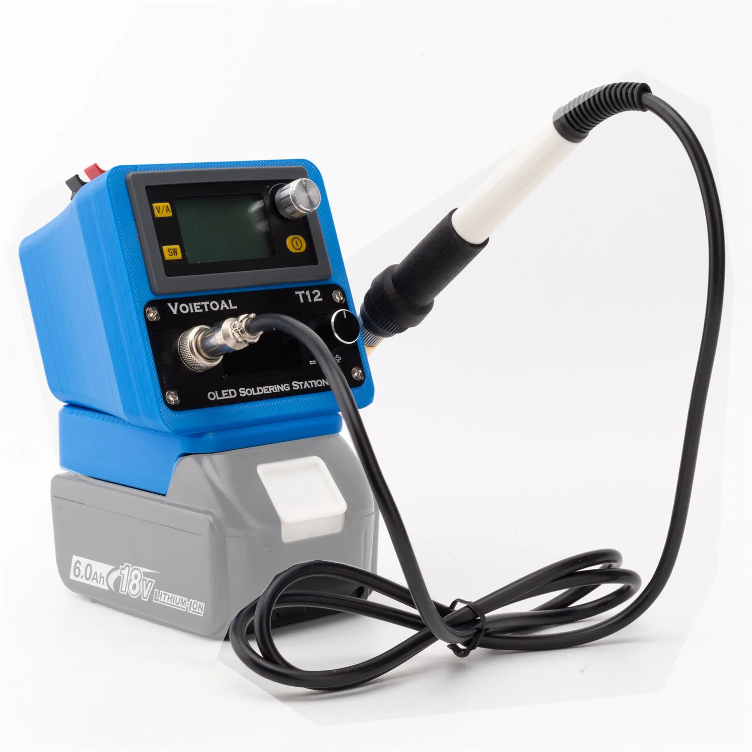 

CNC Buck-Boost DC Adjustable Battery Adapter Converter For Makita 18V Battery compatible T12 Electric Cordless Soldering Iron