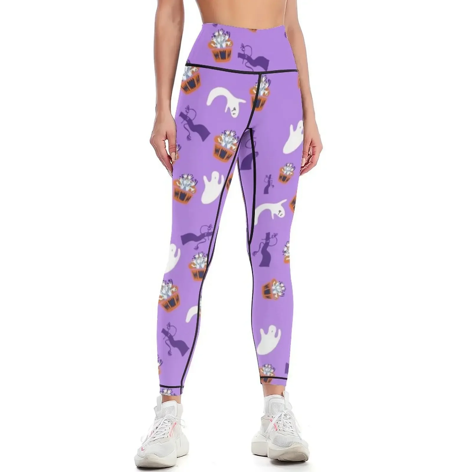 

Halloween Spooky Cupcake Leggings Women's fitness Sports pants woman fitness set gym sportswear gym Womens Leggings