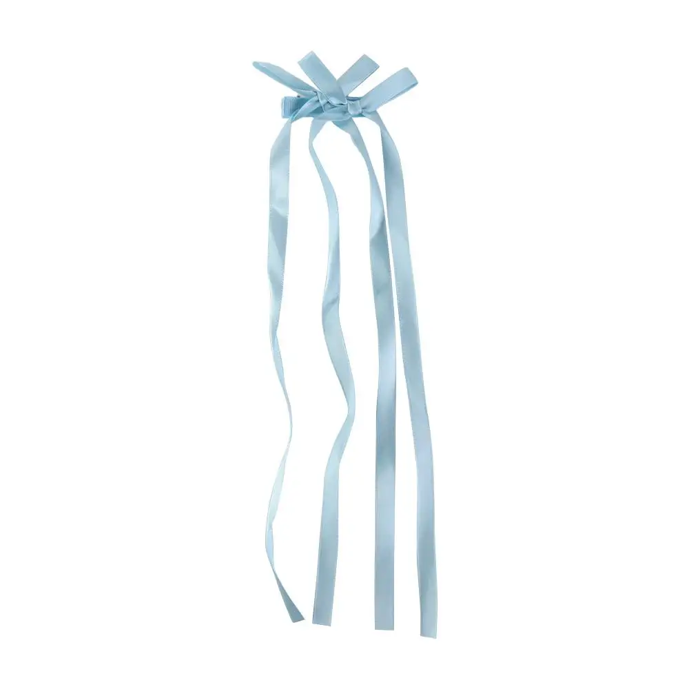 

Elegant Cloth Long Ribbon Hair Clip Lolita Balletcore Bowknot Hair Tie Hair Clip Hair Accessories Y2k Hair Tie Female
