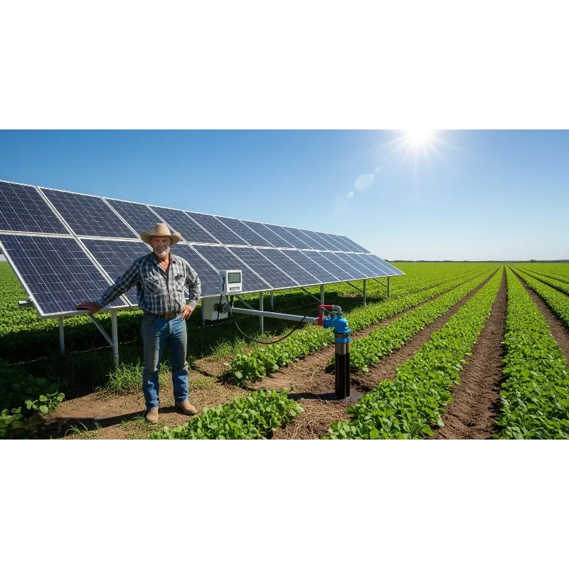 

【From China】10 Solar Powered Agriculture Submersible Water Irrigation Pump For Farms 200M Deep Well Dewatering Solar Pumping Se