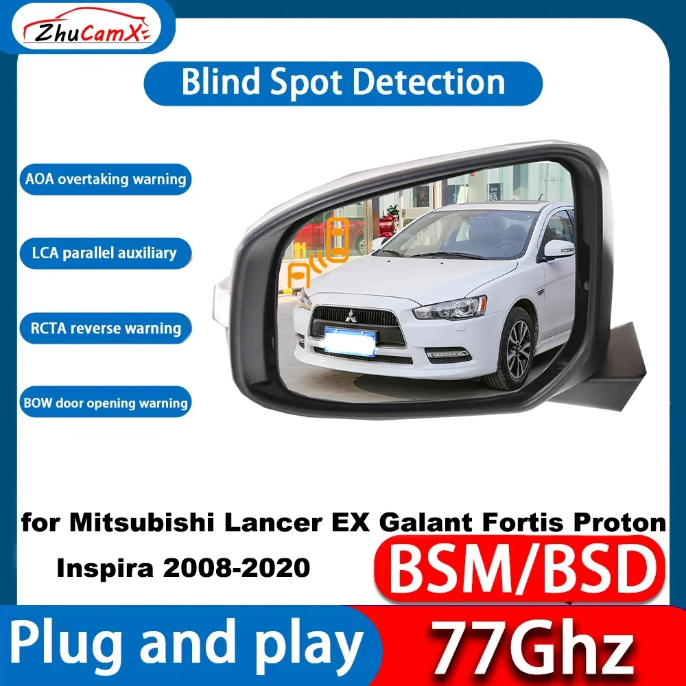 for Mitsubishi Lancer EX Galant Fortis Proton Inspira 2008-2020 Blind Spot Warning Detection Lane Change Assist LCA BSD System﻿