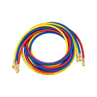118 ''(3 metros) 1/4"" HVAC R12 R22 R134A R502 404A Manguera de carga de refrigerante para automóviles Sistema de refrigeración A/C automático Piezas de A/C