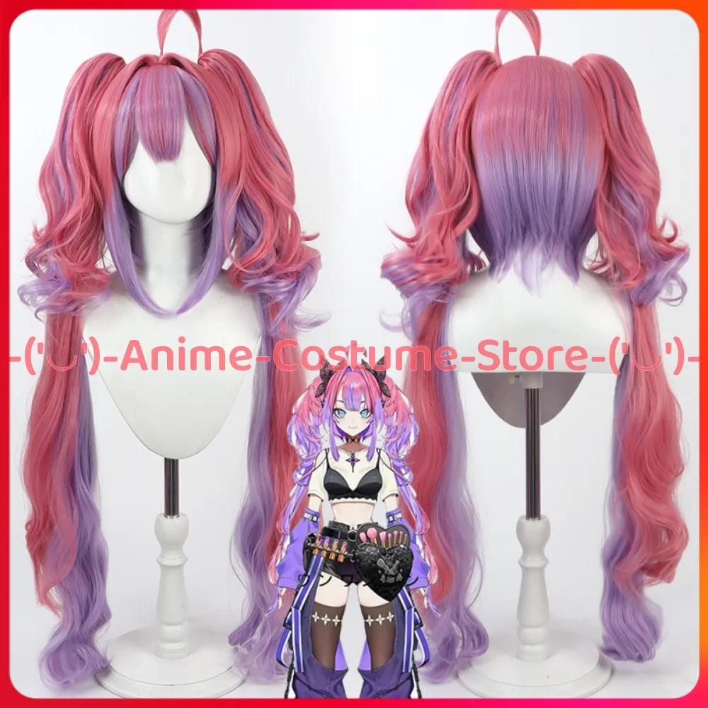 VTuber Kirara Rorovi Parrucca Cosplay Coda di cavallo Personaggio anime Halloween Carnevale Festa Costume Parrucche Capelli sintetici resistenti al calore