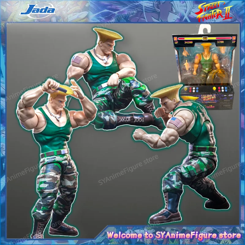 

В наличии: Коллекционная фигурка Jada Toys Street Fighter II Guile, масштаб 1/12, 6 дюймов, JD34689, подарок для коллекционеров