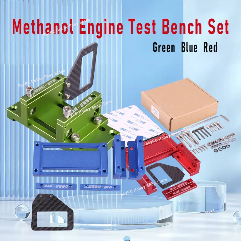 

CRRC-PRO Alloy CNC Methanol Engine Test Bench Set Run-in Bench For RC Airplane Helicopter DIY Tool Parts