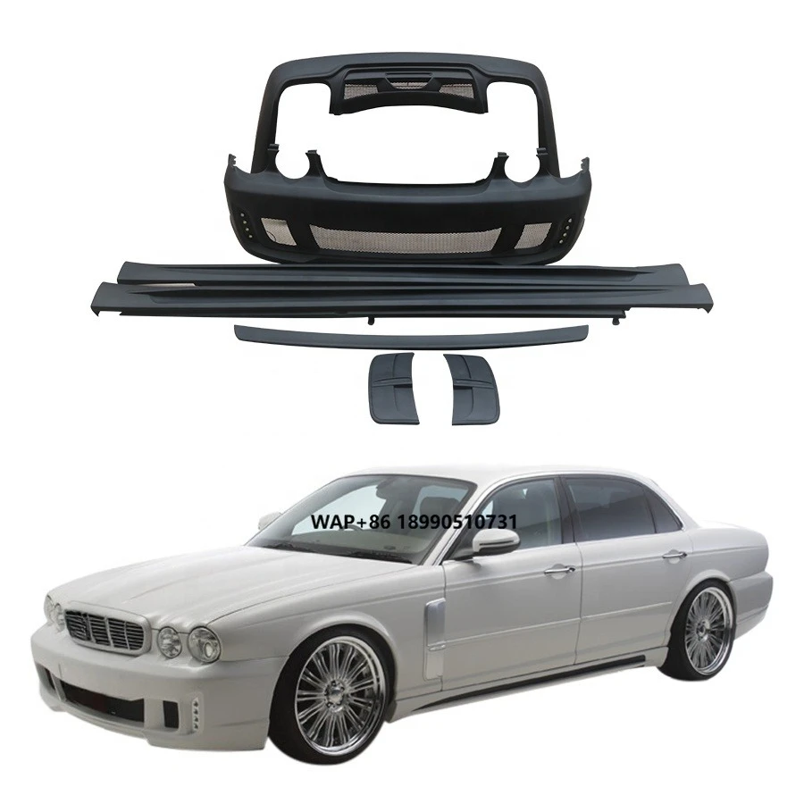 

Body Kit for Jaguar XJ8 X350 X358 2003-2009 Replace Front Bumper Rear Bumper Side Skirt Spoilers