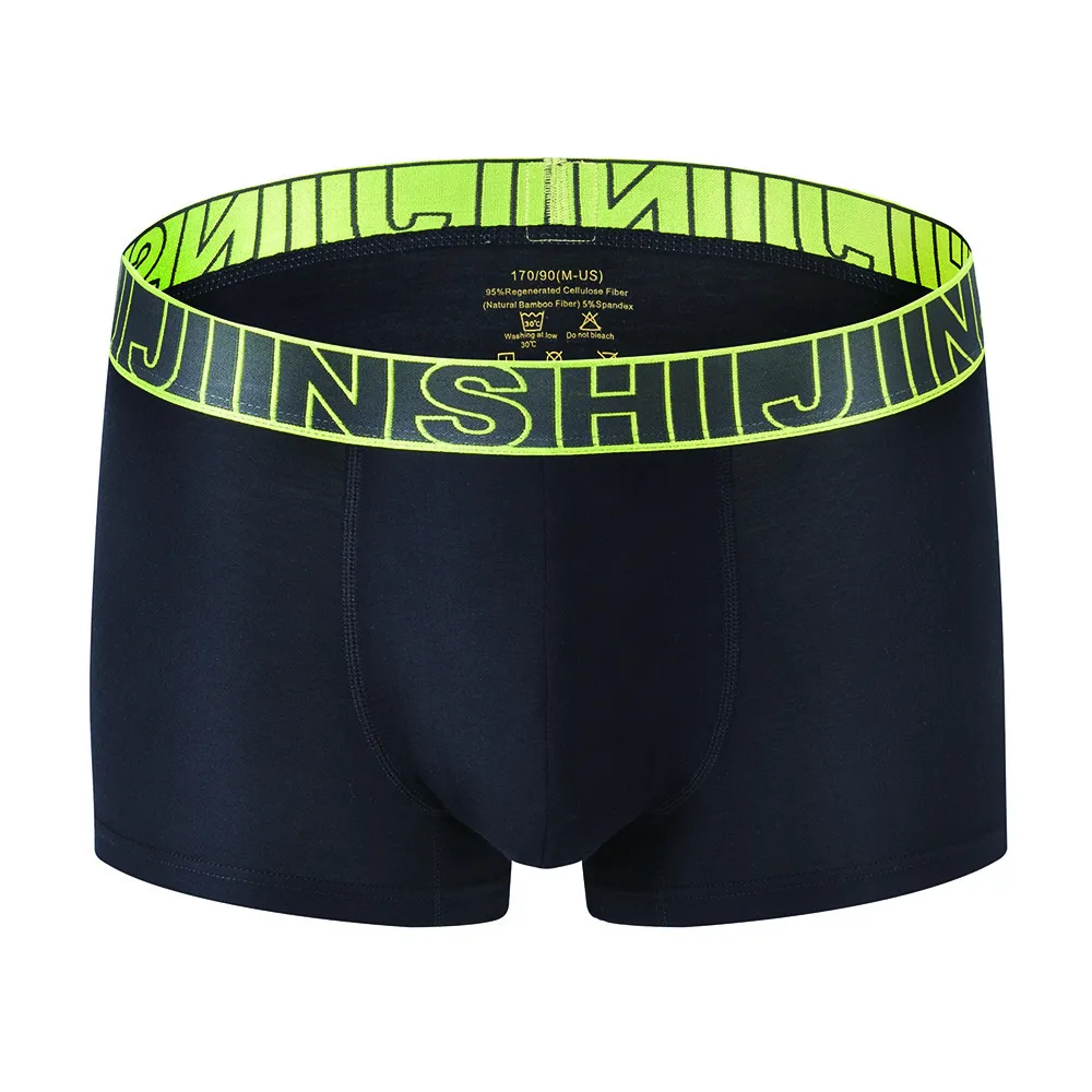 Zonbailon 3 Pack Men's Soft Bamboo Short Boxer Briefs Underwear Mens Trunks Boxers Briefs For Men