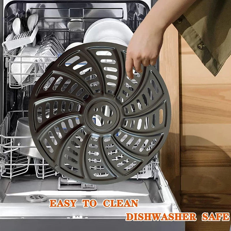 Деко для выпечки Gourmia GAF698/GAF686, круглая сковорода с 4 силиконовыми подушечками, антипригарная посуда, аксессуары для фритюрницы