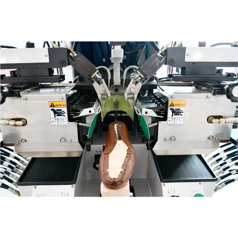 XUCHANG Automatic Side Heel Lasting Machine Factory Price Computer Control Shoes Making Equipment for Sneakers Sports Shoes