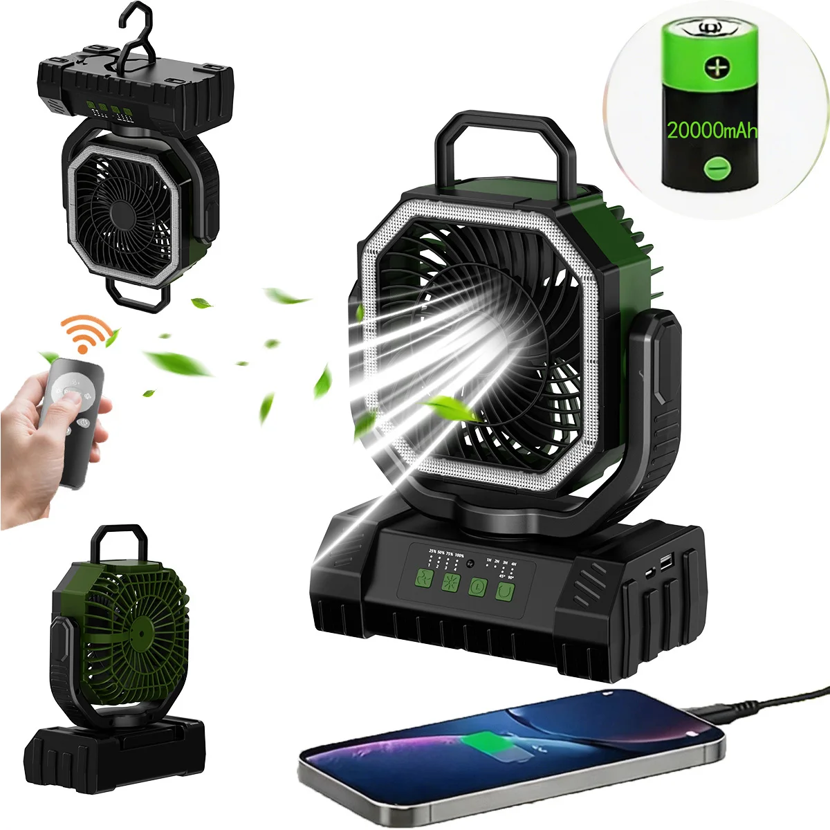 Camping Fan 20000Ma…