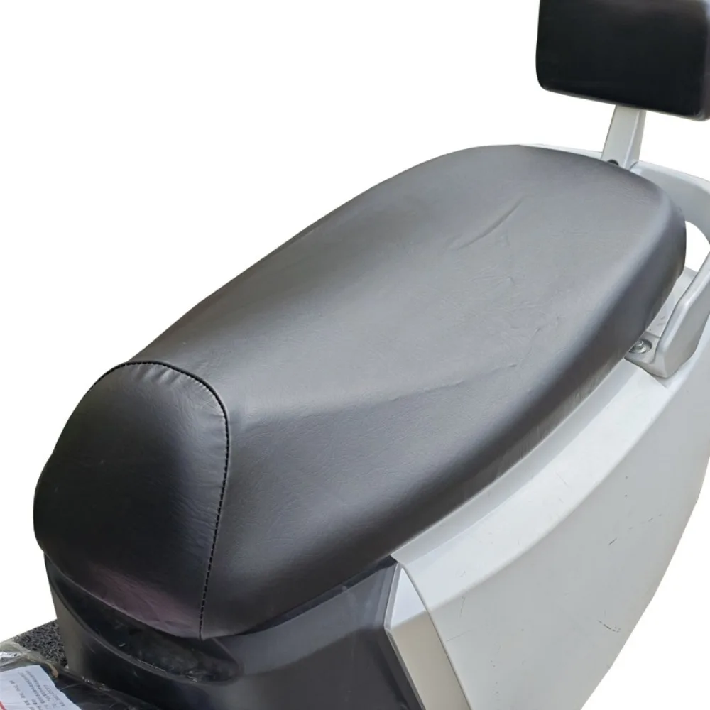 

Waterproof Motorcycle Seat Cushion Cover Elastic Breathable Electric Bicycle Seat Cover Thickened Leather Sunscreen Seat Cover