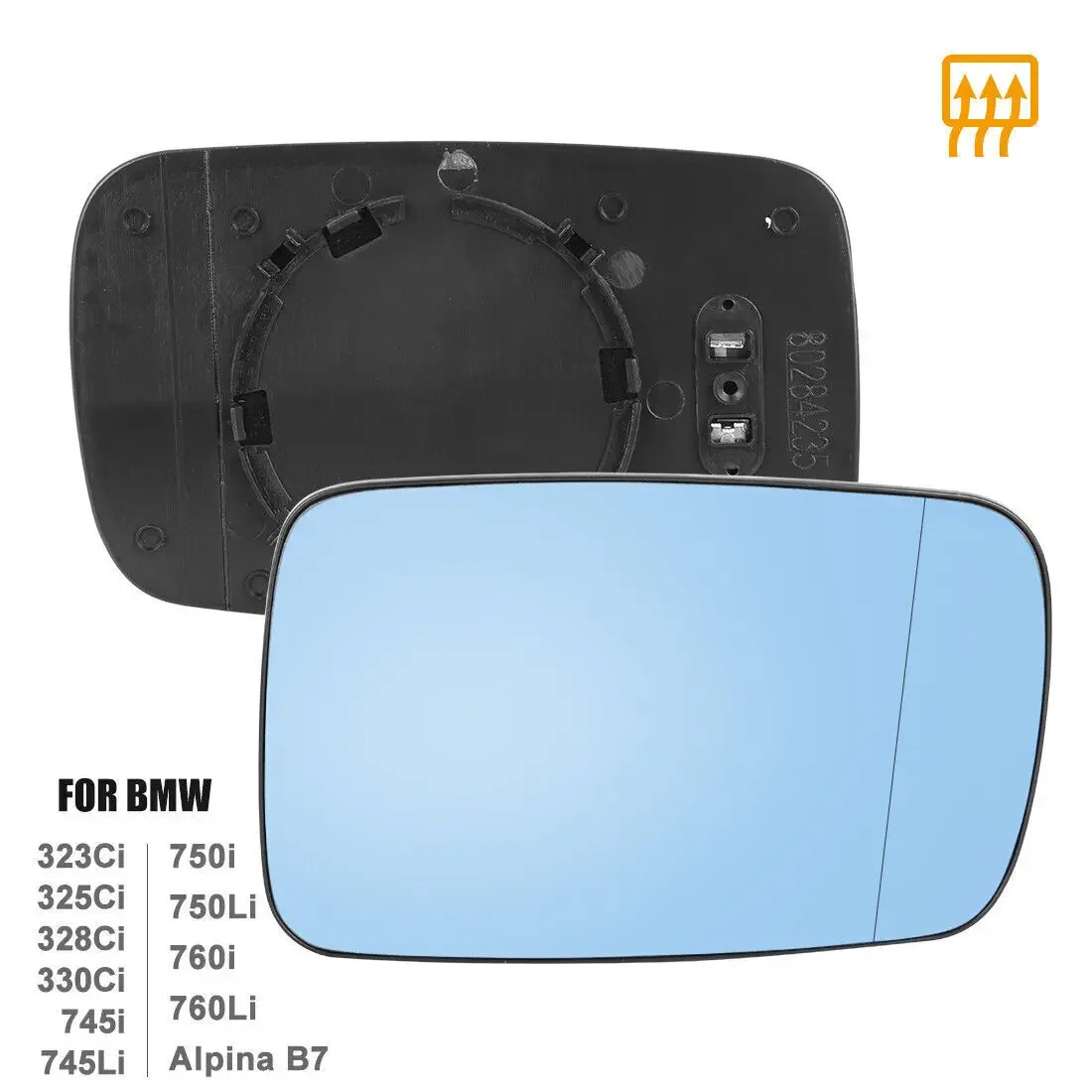 Für BMW E46 3-Serie 1999-2006 E65 E66 E67 7-Serie 2001-2008 Links Rechts Rückansicht Objektiv Split Spiegel Beheizte Glas Rückspiegel Objektiv