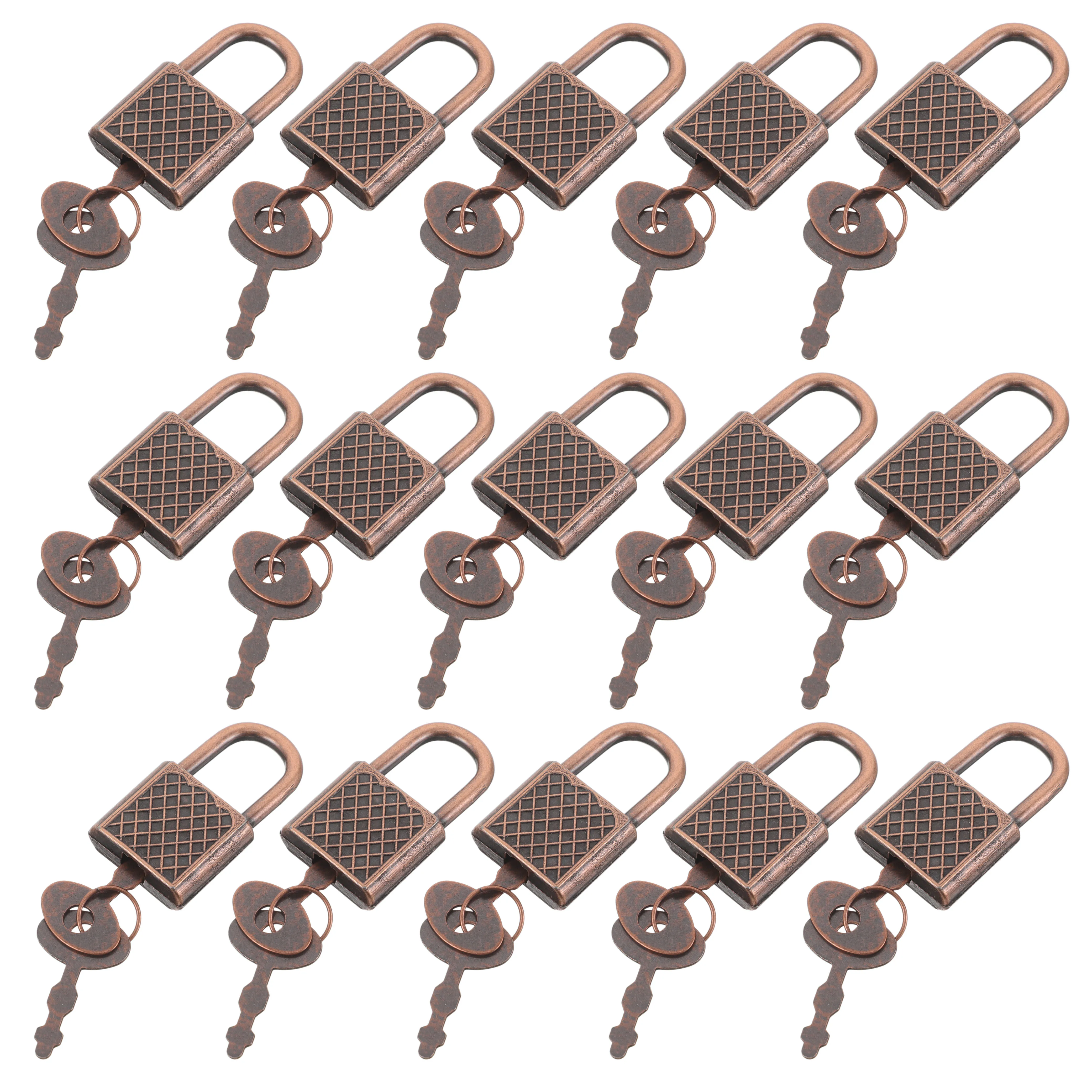 

30 Sets Pirate Treasure Chest Accessories Metal Lock with Key Mini Locker for Cute Locks Lockers Padlock