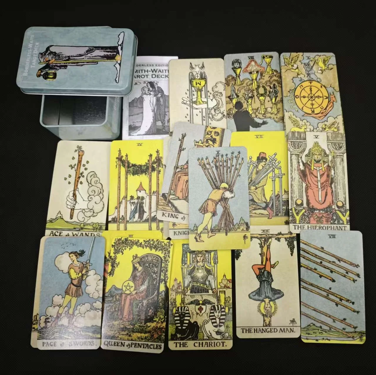 Mazo De Tarot De 78 Cartas Con Instrucciones En Ruso – Adivinación Y Juego Místico Para Adultos Y Adolescentes – Tamaño 10.5x6 Cm