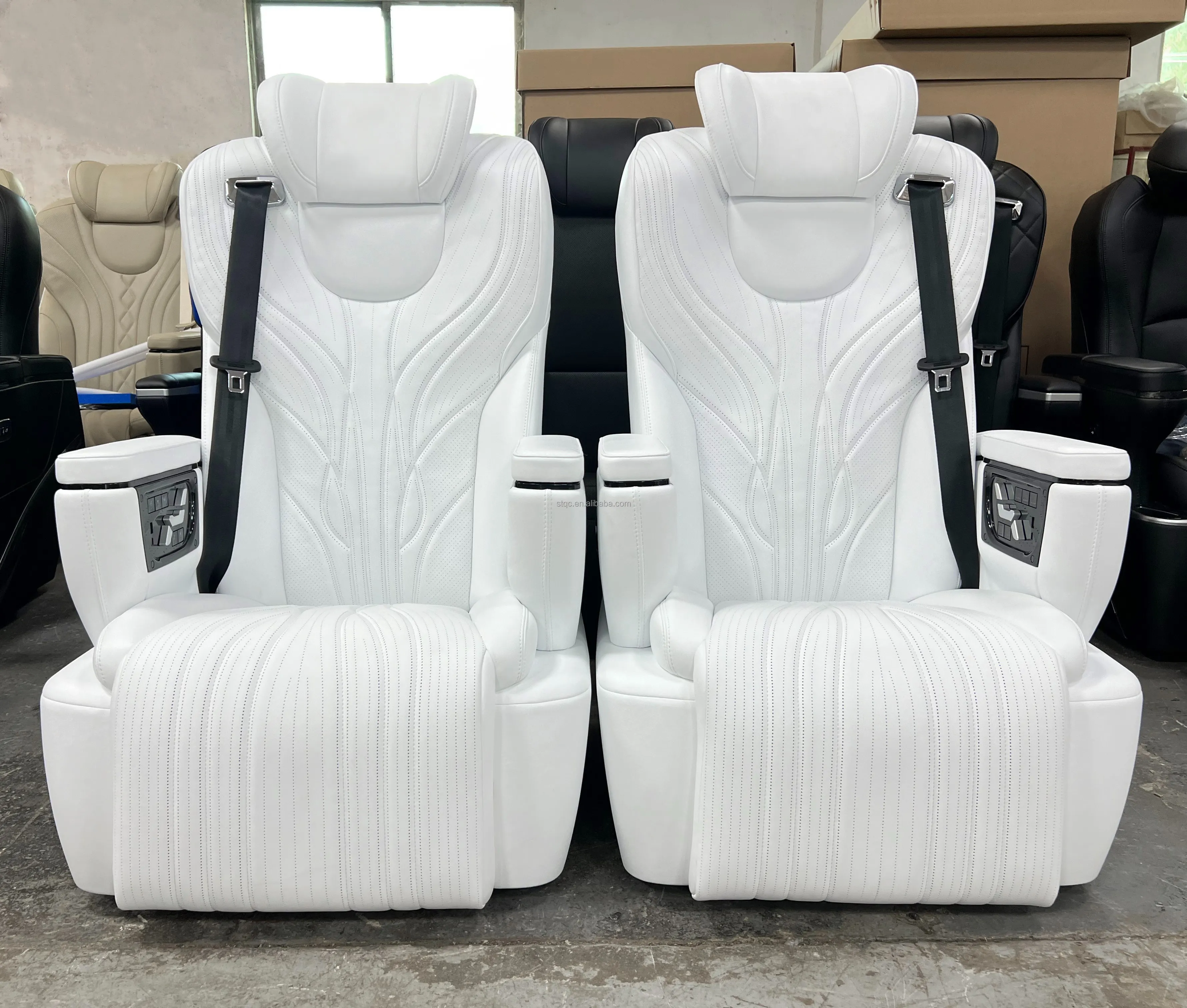 ST-VIPBZ Factory Direct Customizable Rotation Reclining Aviation Seat For Car RV Van Interior Modification