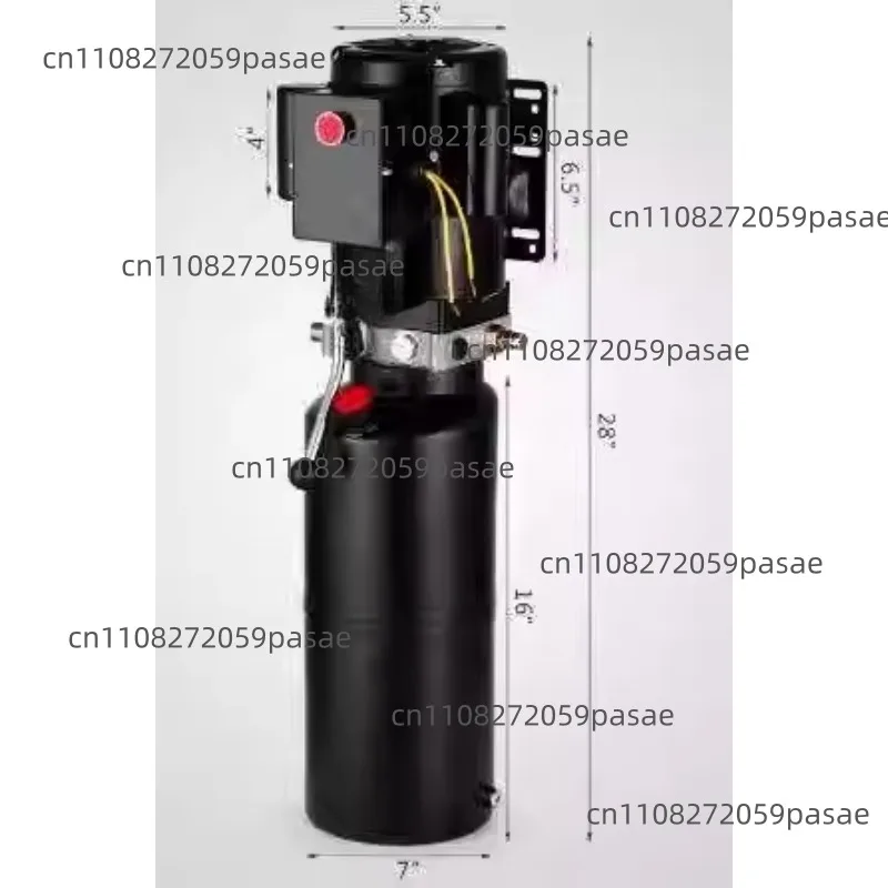 14 Quart Hydraulic Pump Unit 3  220V 2950 PSI 2 & 4 Post Lifts 3.5 Gallon Reservoir Car Jack Power Suit for Auto Repair