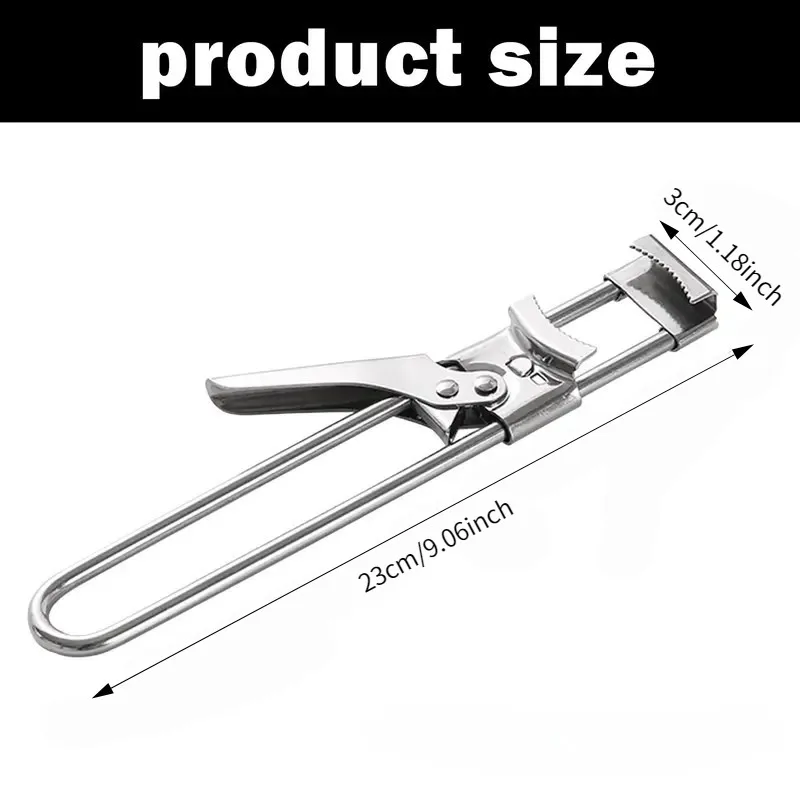 Stainless steel adjustable bottle opener multifunctional kitchen tool