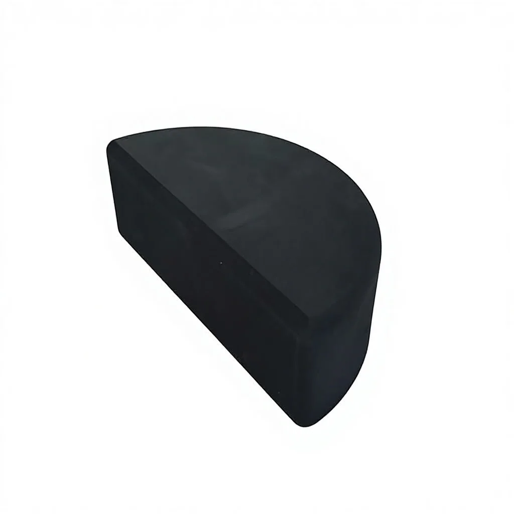 100g High Density EVA Foam Yoga Block Semi-Circular Moon Shape Non-Slip Balance Brick Curved Pilates Block for Home Studio