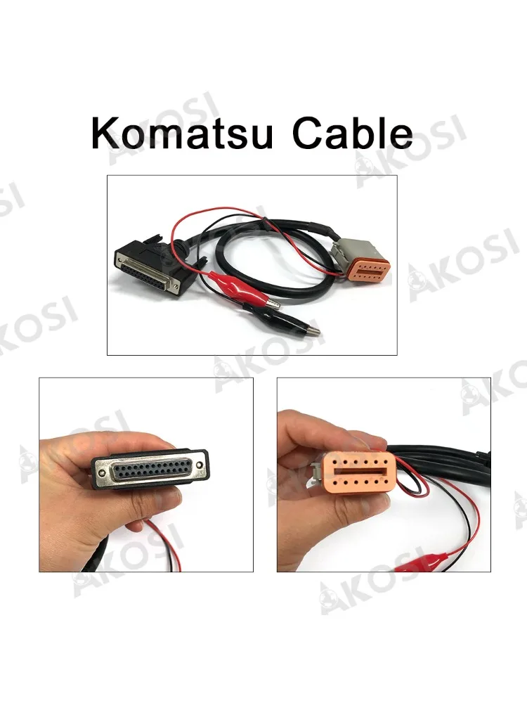 

Truck For Komatsu Cable 12 Pin OBD Cable Adapter For Cum-mins Inline6 OBD2 Connect Cable Wire Line