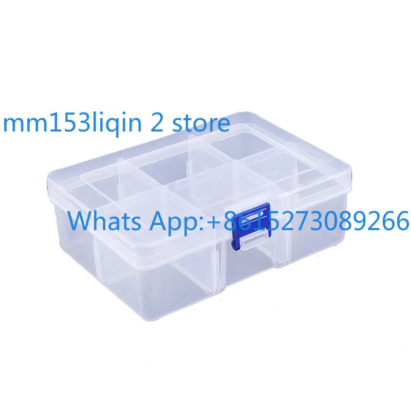 Electronic components storage sample lattice with lid small screw box