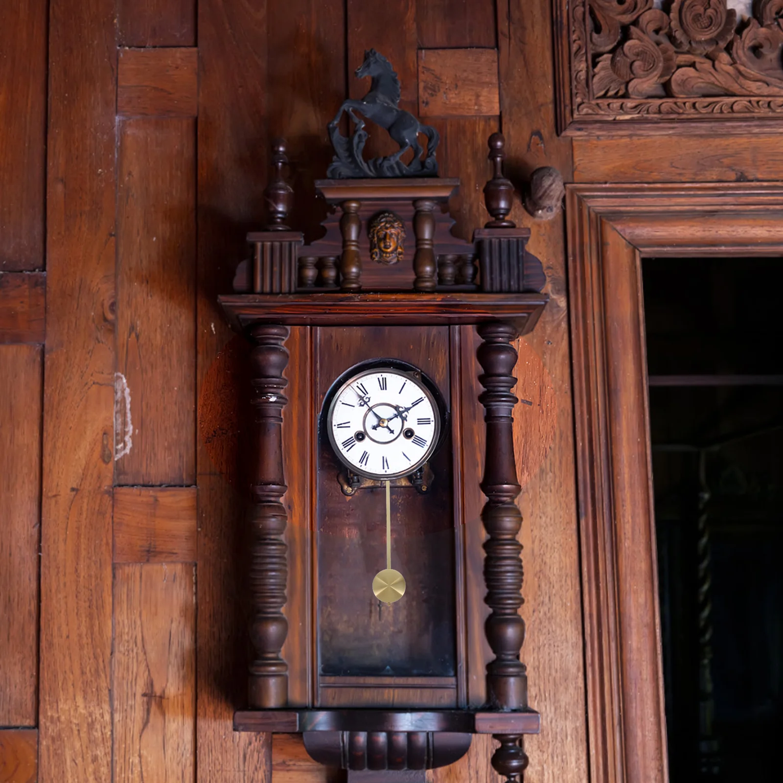 

Decorative Clock Pendulum: Sturdy Metal Clock Component for DIY Assembly Quiet Operation Suitable for Classical