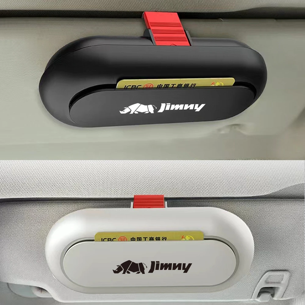 Car Sun Visor Buckle Glasses Case Organizer Storage Box For Suzuki Jimny jb74 jb43 jb64 jb53 jb32 jb23 Auto Interior Accessories