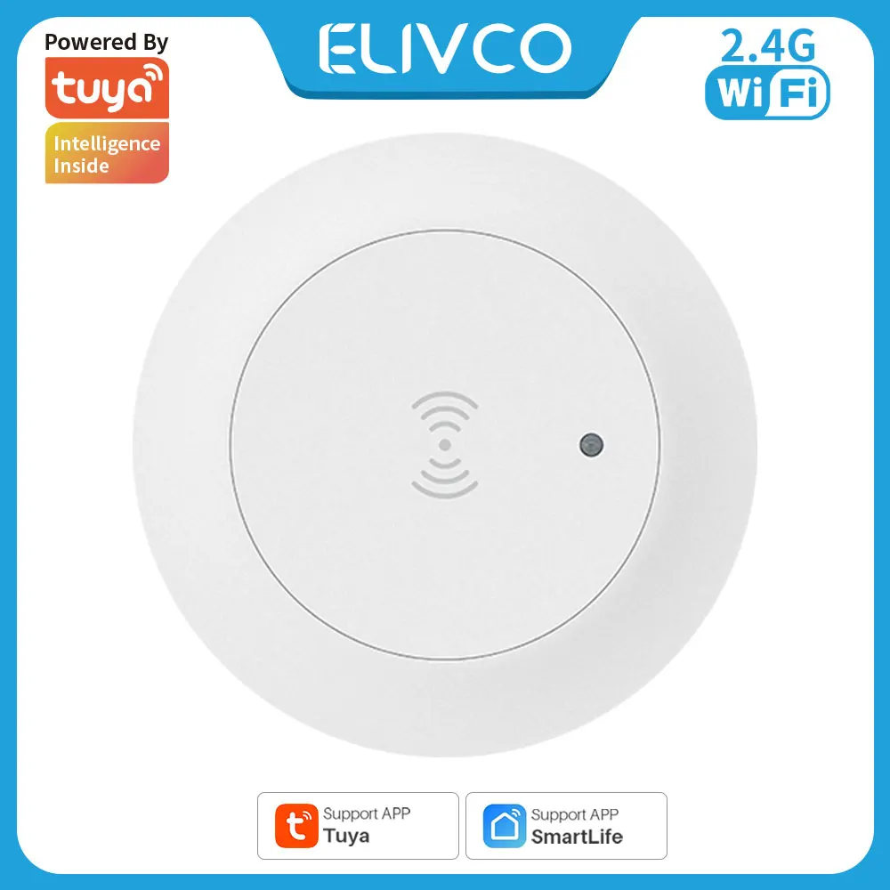 Tuya WiFi Smart Human Presence Sensor 24GHz MmWave Radar Detector App Remote Control For Home Automation 95-250V Power Supply