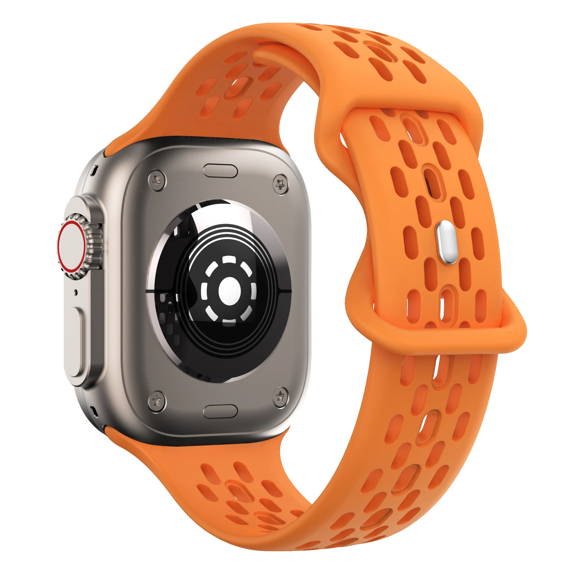 Pulseira para apple watch 38mm 40mm 41mm pulseira masculina pulseira universal silicone ao ar livre para apple watch série se se 2 45mm