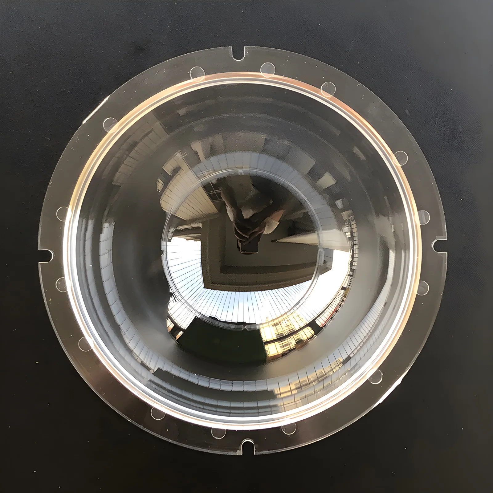 4 Inch Acrylic Clear Dome Shield Weatherproof Security Camera Protective Cover Outdoor Weatherproof Lens Cover Size 115x57mm