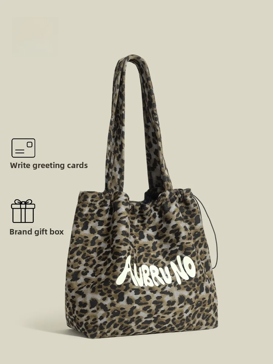 

Женская сумка-тоут Lirabunny с леопардовым принтом, большая вместительная сумка для поездок на работу, универсальная сумка на одно плечо, стильная сумка для поездок на работу