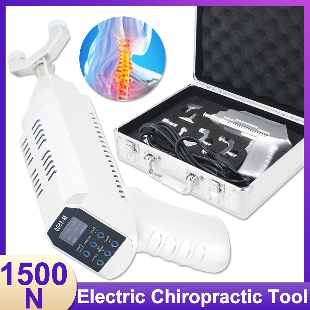 2025 Electric Chiropractic Adjusting Tool 1500N Alleviate Sciatica Spine Adjustment Massage Physiotherapy Therapy Equipment