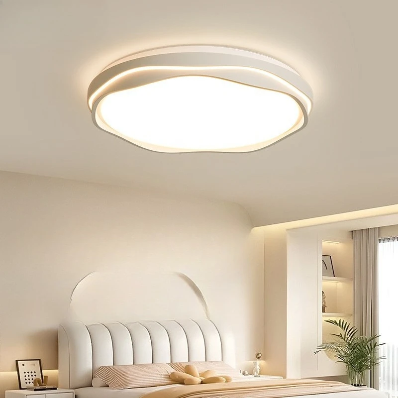 

Minimalist Ultra-thin Circular Disk Iron Ceiling Lamps Bedroom Modern And Elegant Eye Protection Ceiling Lights Bedroom Study