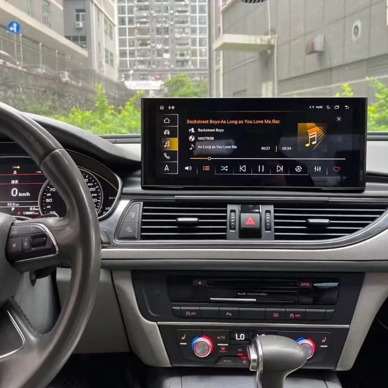 

12.3 inch Android Car Radio Video Multimedia Player 1920*720P For Audi A6 C7 A7 2012 - 2018 CarPlay HD Touch Screen GPS Navi