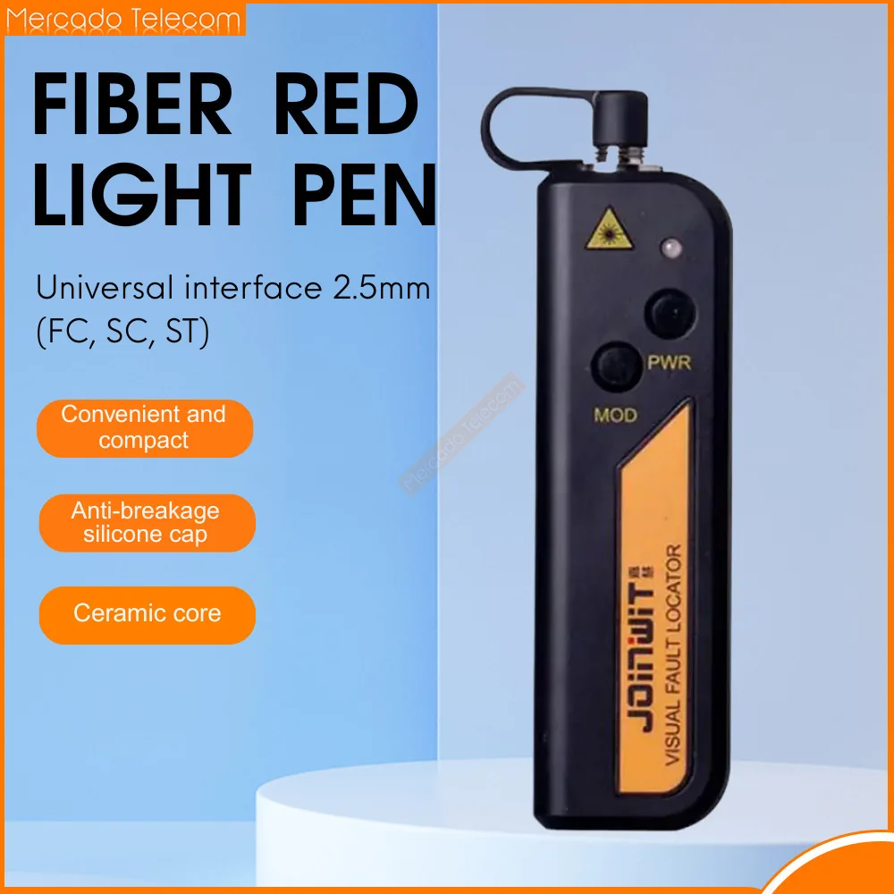 

JOINWIT JW3105N FTTH оптический визуальный локатор неисправностей FTTH 650 нм VFL/тестер оптоволокна