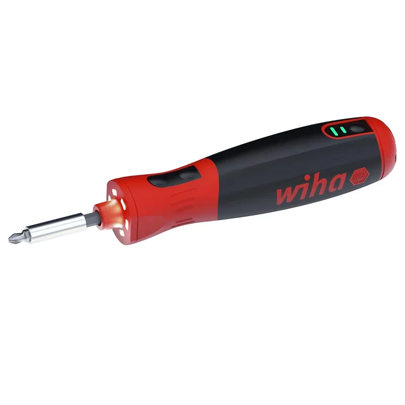 Wiha 45791 speedE® PocketDrive Electric Assist Screwdriver Set 30Pcs Bits + Magnetic Bit Holder Type-C Charging Electric Tool