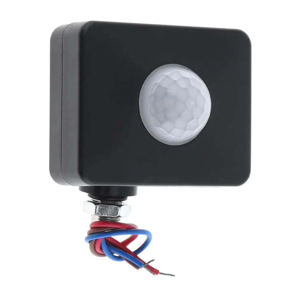 110-265V Infrared Motion Sensor Switch 3 Way PIR Motion Sensor Light Switch Adjustable 180 Degree Wall Switch for Lighting