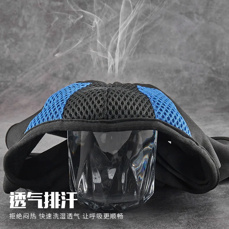 Full Face Mask Cycling Windproof Headgear Motorcycle Balaclava Breathable Outdoor Sports Men CS Mask Head Cover Hat